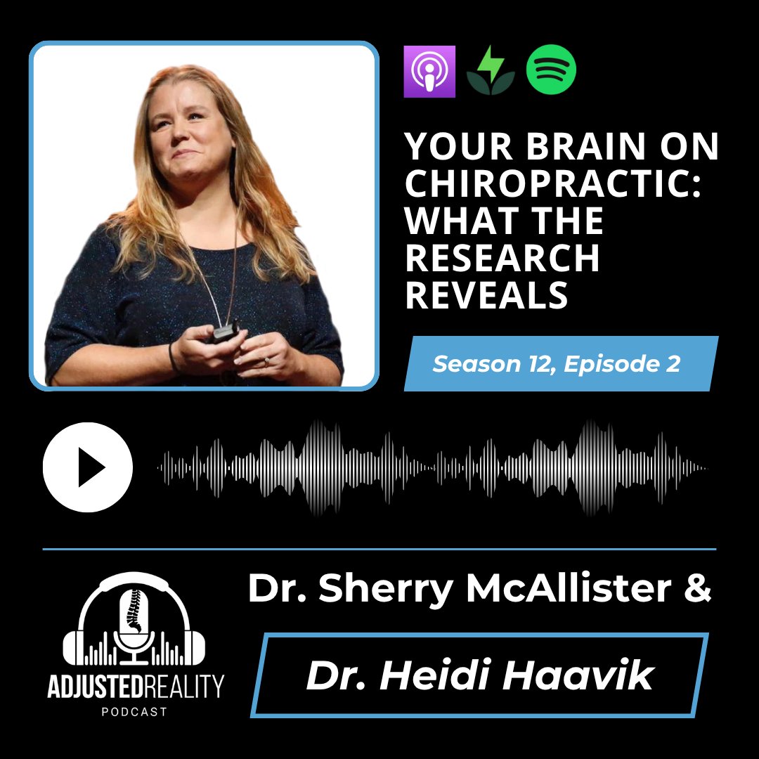 F4CP's tweet photo. 🌟 NEW episode of the Adjusted Reality podcast! We're excited to welcome back Dr. Heidi Haavik. This episode is packed with insight you'll want to hear!

🎧 Listen to the full episode at the link below OR wherever you listen to podcasts!

https://t.co/fjZEI2h38E https://t.co/Z3Rr1kzqTu