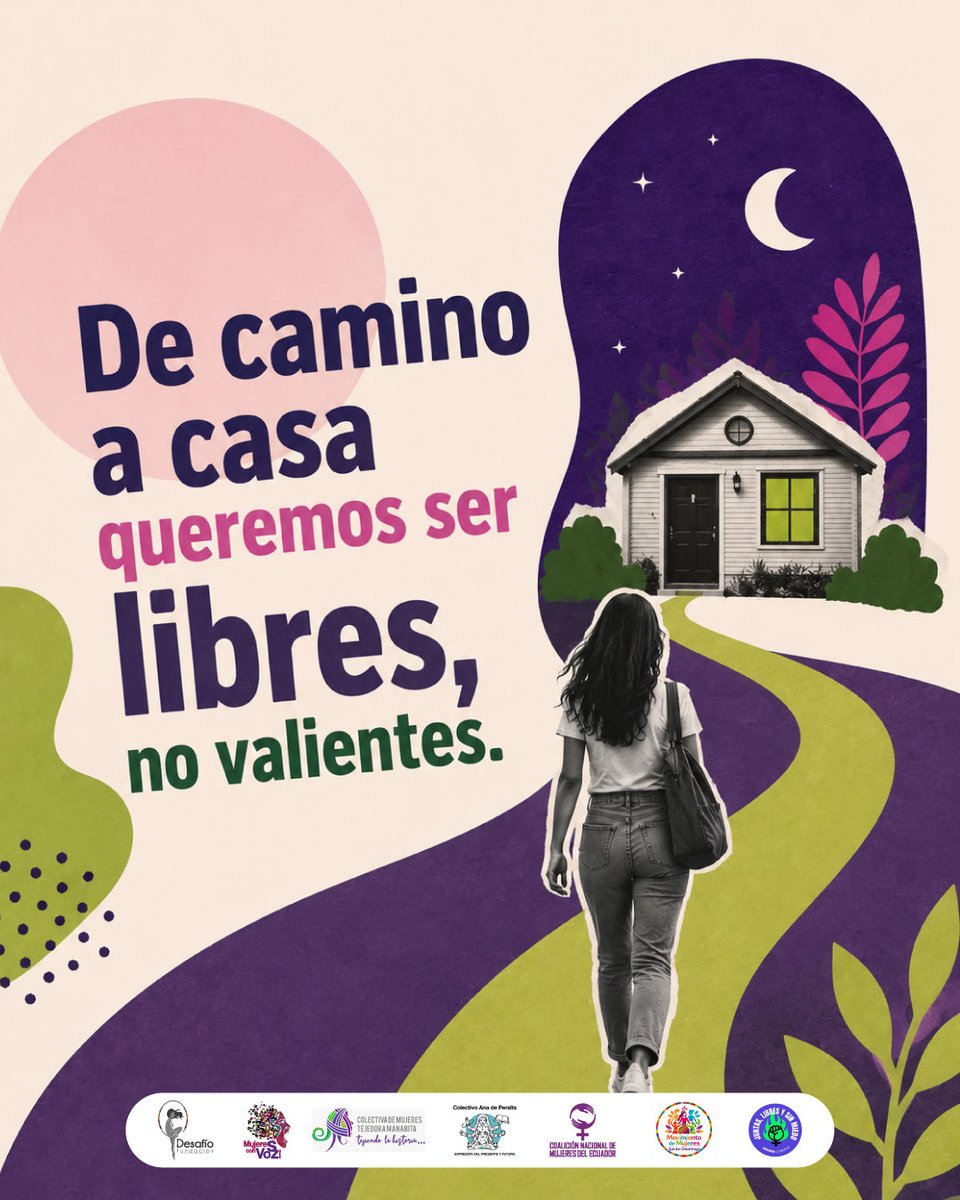 DesafioDerechos's tweet photo. Ninguna mujer debería tener que elegir entre llegar a casa o sentirse segura.

Caminar con libertad no debería ser un acto de valentía. Hagamos visible una realidad que aún enfrentan miles de mujeres todos los días. https://t.co/7yVijCM6RH