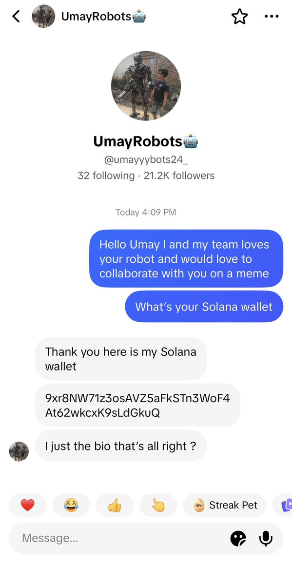 thxzgn's tweet photo. Just onboard a robot guy from Singapore 🇸🇬 
$Umay robot with over 6.2m followers 
Creator onboard https://t.co/HW1N2y5Urn