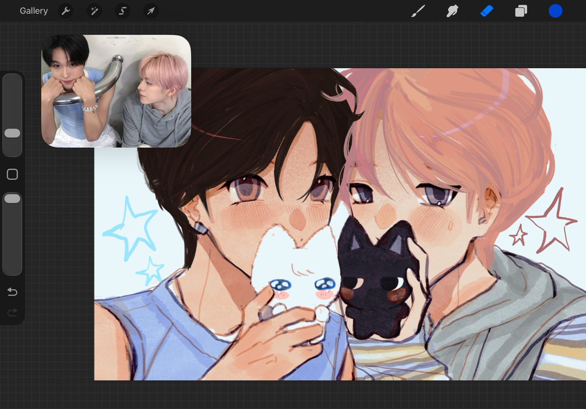bnnybluu's tweet photo. ri and yu with mimi and mumu #yuriku #kuukuuz https://t.co/TvkQ9vMYsH