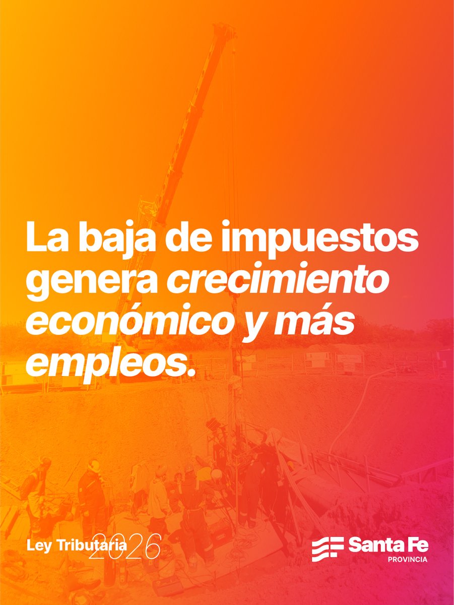 GobSantaFe's tweet photo. Menos impuestos, más empleo y más producción.

Con la Ley Tributaria acompañamos al sector productivo. Los beneficios permitieron crear más de 8.600 nuevos puestos de trabajo y reducir la carga impositiva de miles de empresas en lo que va del año. https://t.co/pvT6fscubU