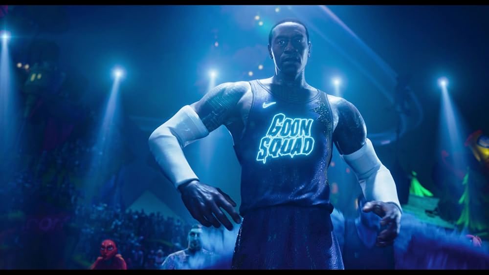 street_Hater's tweet photo. Caught the last bit of space jam 2 with my sister. I had forgotten not only that don cheadle is in this movie as the villain, but that in the climax he transforms into Shin Don Cheadle https://t.co/gJLO7vMgY4