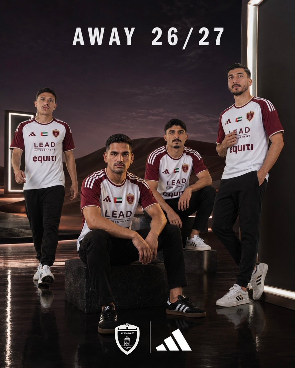 whd_parza's tweet photo. Al Wahda FC Kit 2026/27 🤎🤍 https://t.co/2o8mRnZnTe
