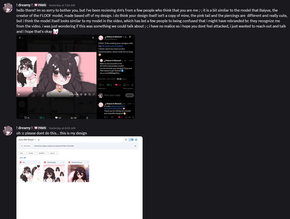 dreamypawsVT's tweet photo. artists and other streamers pls be wary of this person 
@/junosagi or junomew https://t.co/Y5ZoyYenLp