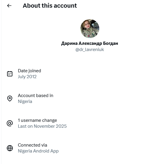 CoolEvvie's tweet photo. Hi, #Fellas! It's that time of the day, time to clean up fake "Ukrainian warriors" from all over the world.

RMB, please! 🙏

https://t.co/7ucBOG6ZDf (Nigeria)
https://t.co/szjVrcmd6e (Nigeria)
https://t.co/DLPaBpmg6i (Africa)
https://t.co/Wq8QmkezHL (Africa/N America) https://t.co/d6gGdn4VYL