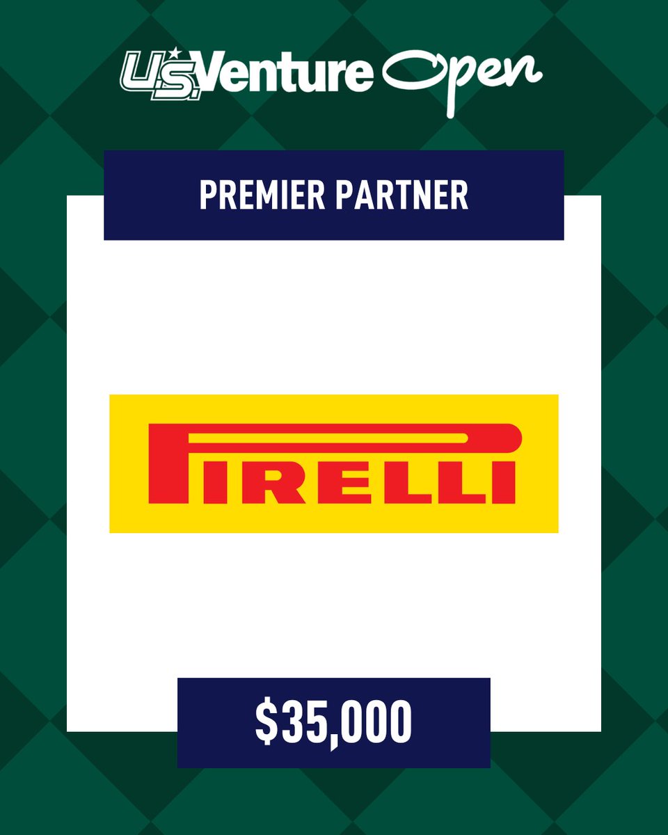 USVentureOpen's tweet photo. We're proud to partner with @Pirelli, a trusted brand of @USAutoForce, at the Premier Partner level! Your $35,000 contribution helps many across Northeast WI as we #DriveChange and #EndPoverty.
Donate to #USVO2026 at https://t.co/vpmCVRLN9a or by texting "USVO" to 762-78. https://t.co/L4w1yLWmDT