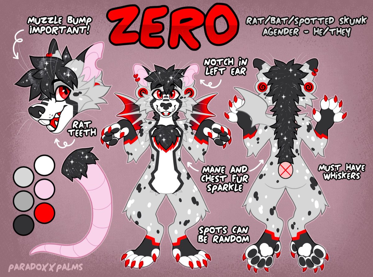 ZeroRemnants's tweet photo. I get so excited and motivated when i see rodent and opossum characters 

Please show me your rodents and opossums, i wanna see all of them🥺🥺

Here’s four of my many rat characters https://t.co/R2Xie3BZm9