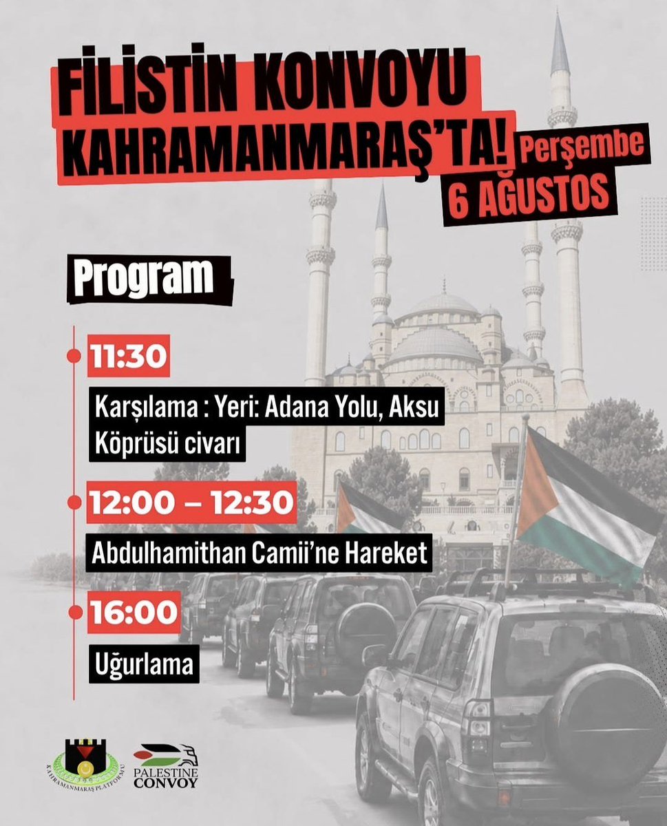 m_eminyildirim's tweet photo. Filistin Konvoyu yol almaya devam ediyor… Bu yürüyüş kartopu gibi büyümeli ve Filistin’e kadar uzanmalı… https://t.co/fjudTZWFWt