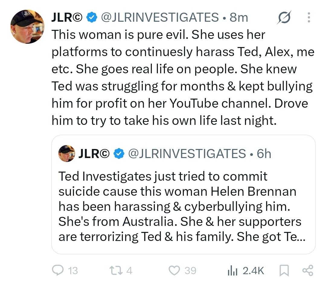 Blocker743's tweet photo. As you are putting her real name out there. As Alex has called family members and minors no stop for weeks w/ threats. Telling Madu to hang her self and he will mail the rope.
@JLRINVESTIGATES https://t.co/WVgq1l1qLw