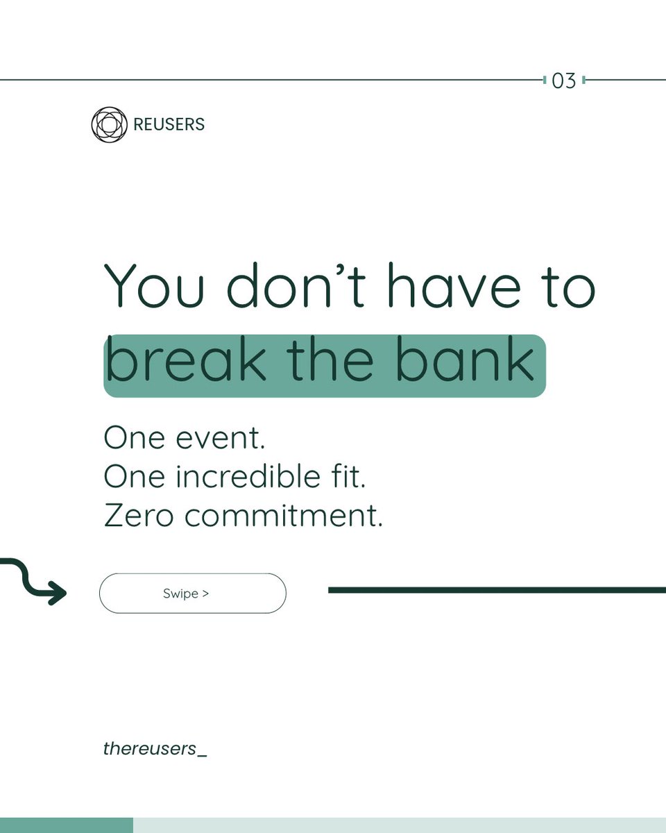 thereusers_'s tweet photo. Big event, one-time outfit? Don’t buy it; rent it. Reusers has you covered. Free download, link in bio.

#Reusers #PreLovedFashion #SustainableFashion #NaijaFashion https://t.co/K9YRk6ybcG