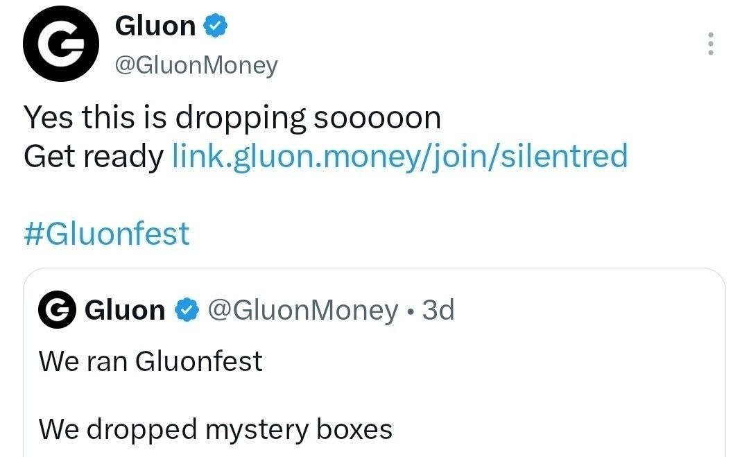 TANIM_FX's tweet photo. Gluon mystery box Soon

2$ / 250$ random amount https://t.co/hDzUMmditv