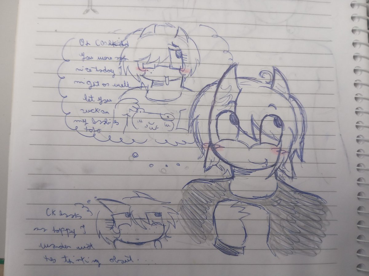 jjackletsky's tweet photo. I don't really like how I drew ck here but whatevar
"Oh c00lkidd you were soo nice today I might as well let you suck on my boobies haha" "ck looks so happy I wonder wat he's thinking about..." text if u can't read it https://t.co/QeEGnlYy0W