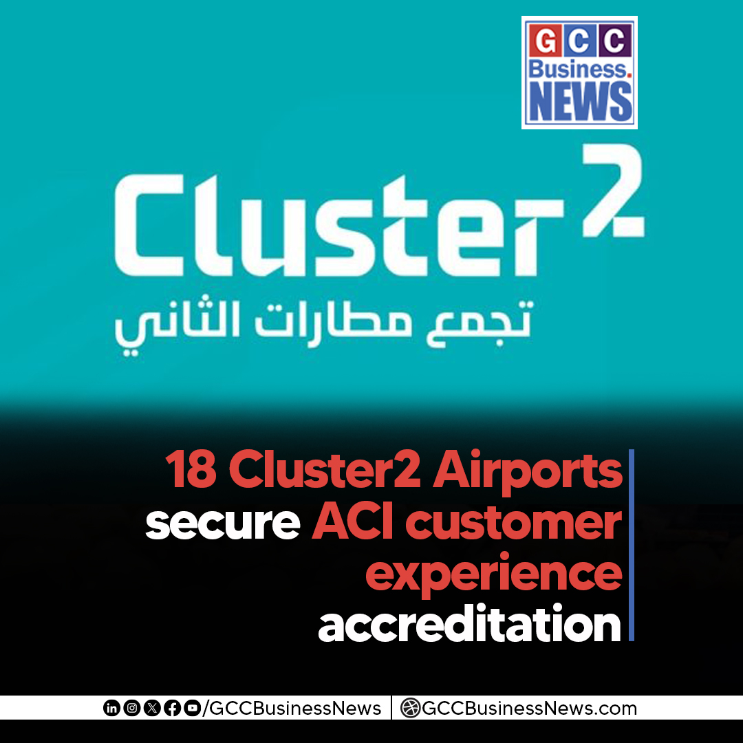 GCCBusinessNews's tweet photo. 18 Cluster2 Airports secure ACI customer experience accreditation 
https://t.co/i3oiXBApvn 

#Cluster2Airports #ACI #AirportCustomerExperience #SaudiAirports #AirportAccreditation #MiddleEastAviation #GCCBusinessNews @airportsC2 @ACIWorld https://t.co/ZCiOGuQ2ZX
