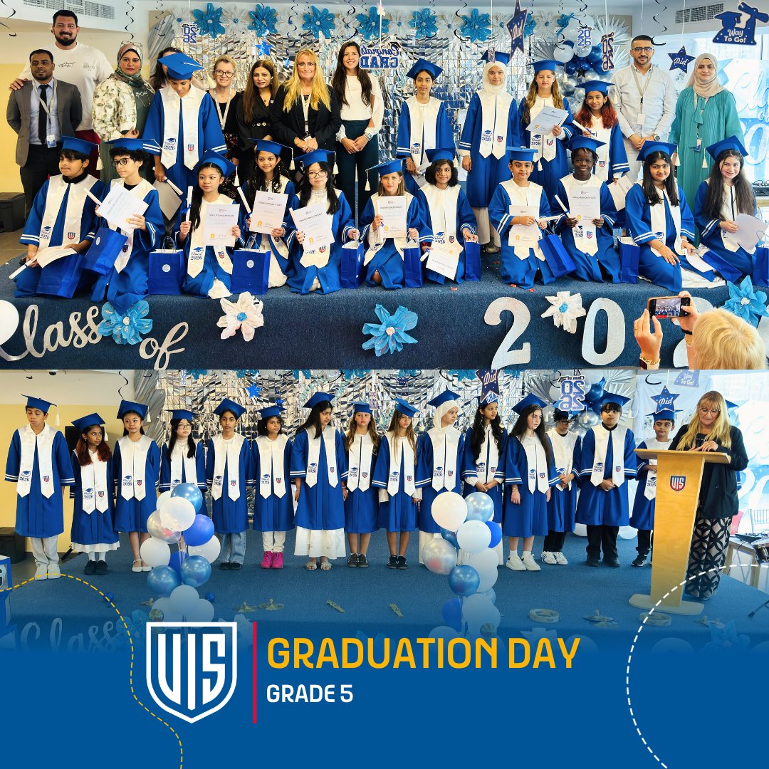VISDubai's tweet photo. 🎓✨ Grade 5 Graduation Ceremony ✨🎓

A day filled with pride, celebration, and unforgettable memories! We proudly celebrated the achievements of our Grade 5 graduates as they marked the end of an important chapter and prepared to begin an exciting new journey.

#VISDubai https://t.co/VRM0Kew8T4