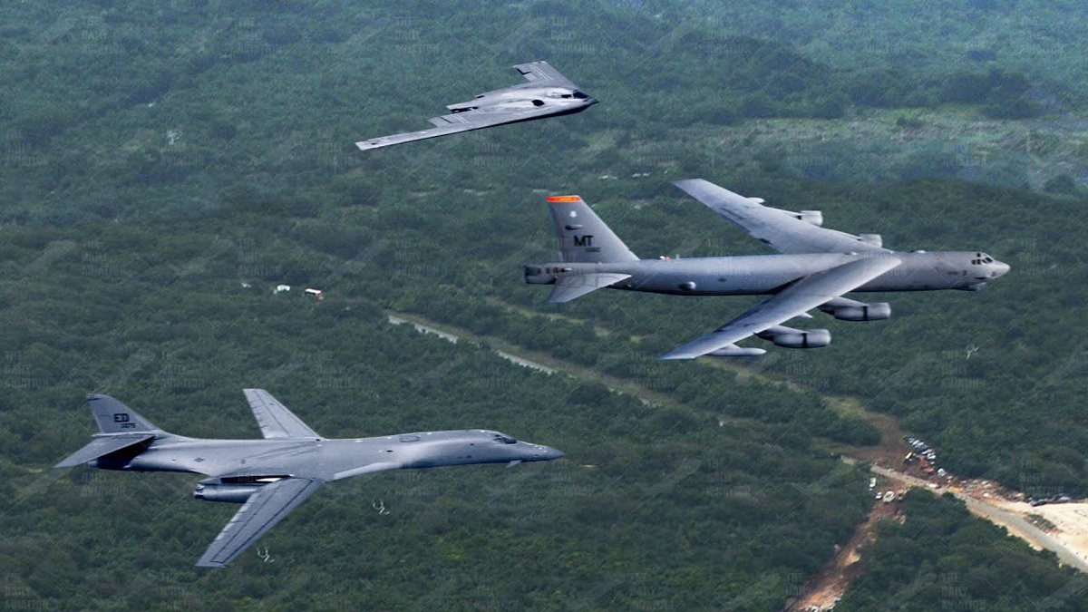 BoeingB52BUFF's tweet photo. The Holy Trinity of American Bombers. https://t.co/uamnYATUwY