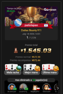 dantegbrig's tweet photo. Primer torneo de mama, buen camino en el poker! https://t.co/76sBJHgBnA