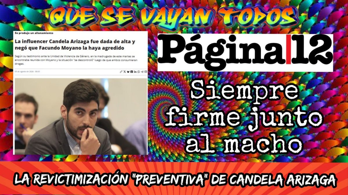 PeladoBoxeo's tweet photo. La revictimización "preventiva" de Candela Arizaga: Página/12 siempre firme junto al Macho https://t.co/JLdHF9GlkN a través de @locomociontv https://t.co/uKYiFPMOlI
