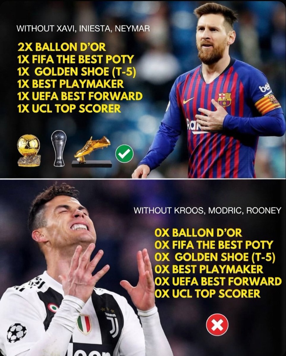 Fcb_striker's tweet photo. One needed a system. The other WAS the System. https://t.co/7qvz2RokeQ