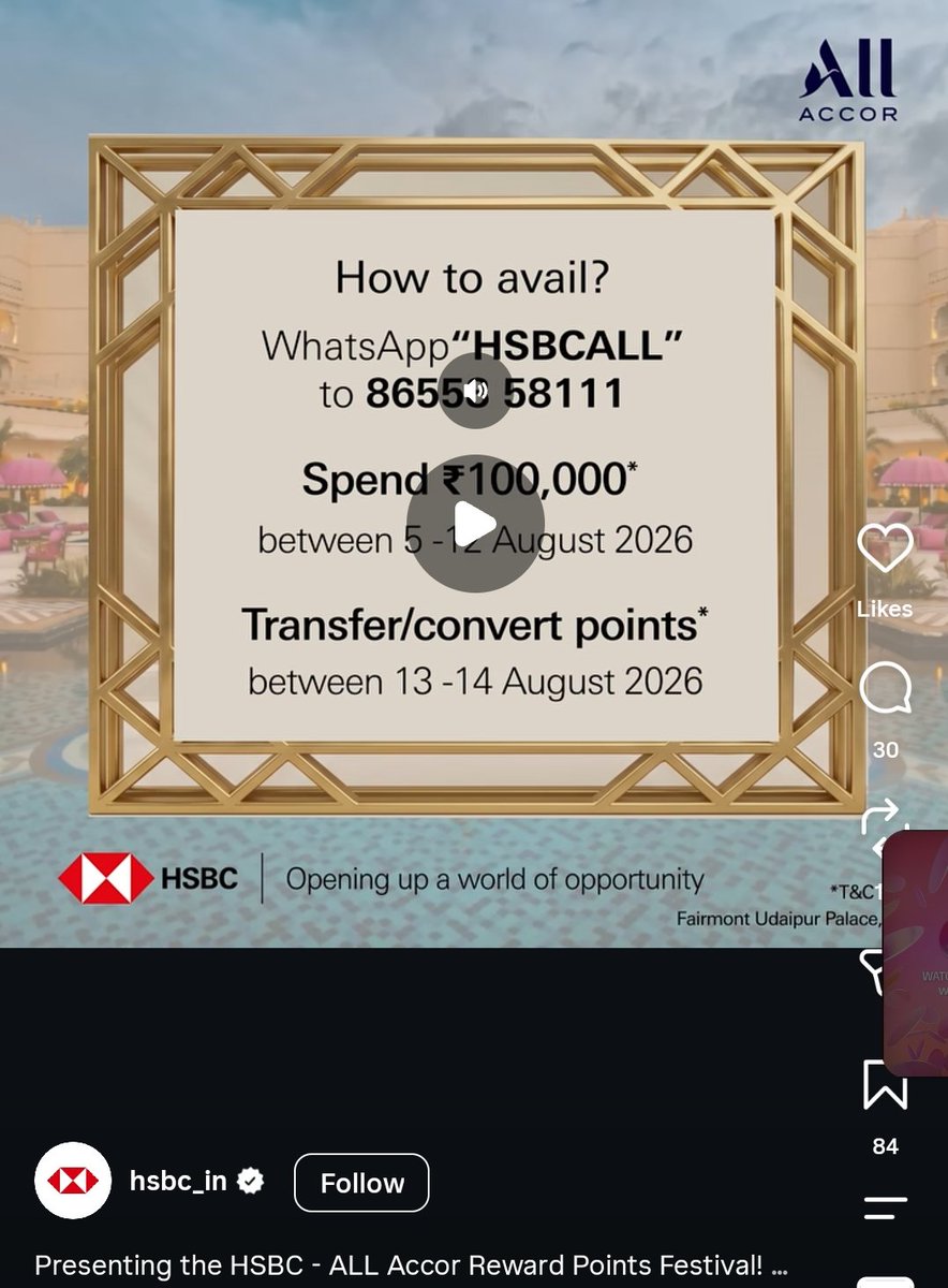 chitu98r's tweet photo. @HSBC_IN 
 Your latest offer on transferring points to @All. It is asking to register using WhatsApp by sending message.

It is unacceptable to advice and expect customer to use WhatsApp. I do not have WA on registered number.

And hence, I cannot activate it. https://t.co/D3NkEHerk6