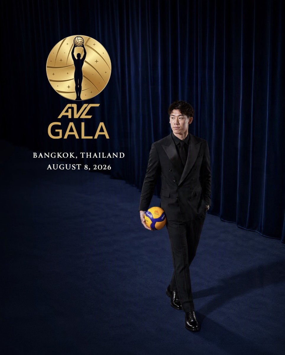 iihiyooooo_'s tweet photo. YUKI ISHIKAWA ในงาน AVC GALA

ซูเปอร์สตาร์วอลเลย์บอลชาวญี่ปุ่น ยูกิ อิชิคาวะ จะได้รับเกียรติให้เป็น นักกีฬาวอลเลย์บอลชายยอดเยี่ยม (Outstanding Men’s Volleyball Player) ในงาน AVC Gala Awards Night ครั้งที่ 1 ซึ่งจะจัดขึ้นในวันที่ 8 สิงหาคม 2026 ณ กรุงเทพมหานคร ประเทศไทย

มาร่วมเฉลิม��ลองไปกับยูกิ ขณะที่เอเชียยกย่องเหล่านักกีฬาวอลเลย์บอลระดับแถวหน้าของทวีป และความสำเร็จอันโดดเด่นที่เกิดขึ้นตลอดฤดูกาลที่ผ่านมา
 #石川祐希 #วอลเลย์บอลชาย