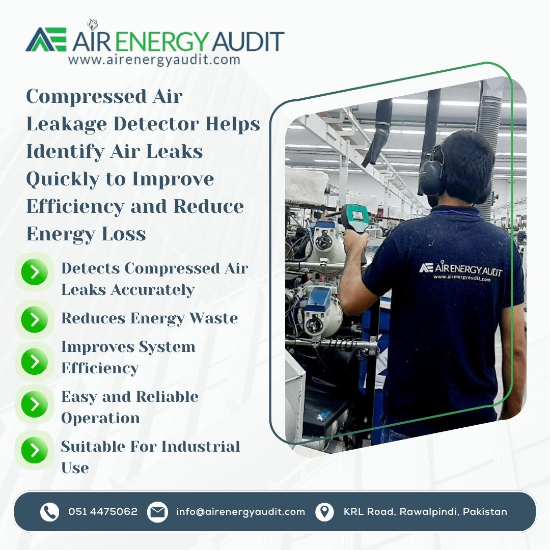 airenergyaudit's tweet photo. ๐จ Stop Compressed Air Leaks. Start Saving! ๐จ๐ฐ
Every air leak costs your business energy and money.
โ
Detect Leaks
โ
Reduce Energy Loss
โ
Improve Efficiency
Air is Free โ But Compressed Air is NOT!
๐ https://t.co/UikKry0tPi
#CompressedAir #LeakDetection #AirEnergyAudit https://t.co/Hx1fvfZobR