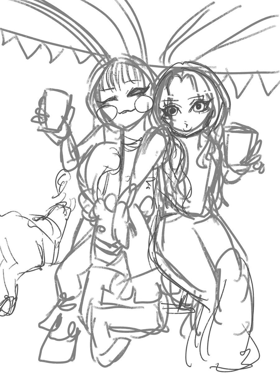 2525Honeys's tweet photo. なんとなく残してみた過程🖊️ https://t.co/ioL0bONFsJ