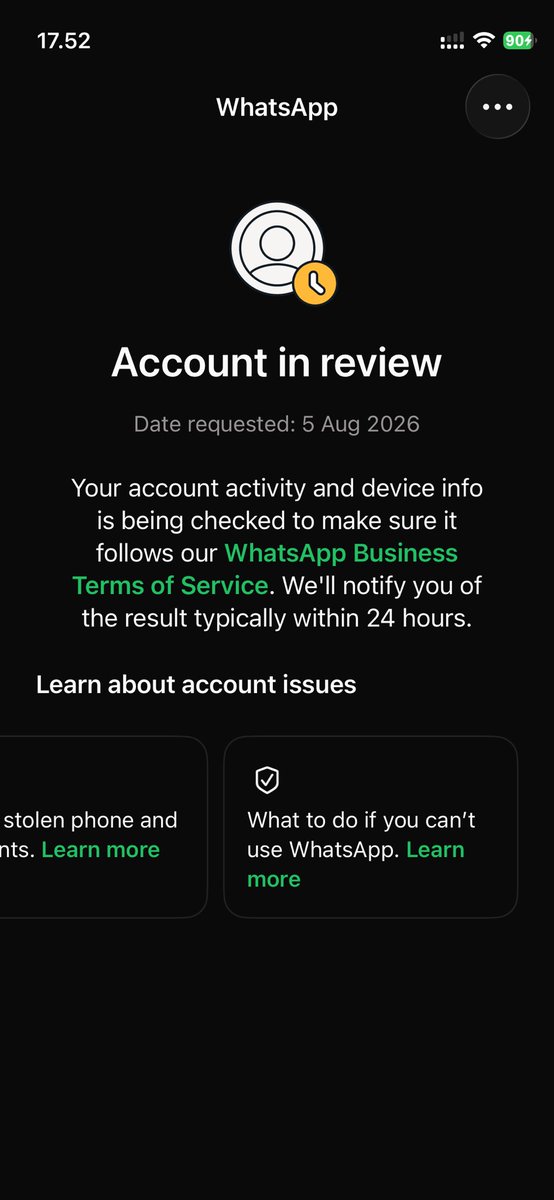 ceyystars's tweet photo. SUMPAH WHASTAPP INI LAGI KENAPA SIH?!!
kerjaan gw jadi gak kelar kelar perkara lu “account in review” mulu 😊😭🫵🏻
woy benerin aplikasi lu @WhatsApp @Meta masa iyaa dalam seminggu bisa error begini 5x STRESS https://t.co/FRIFCd2hIv