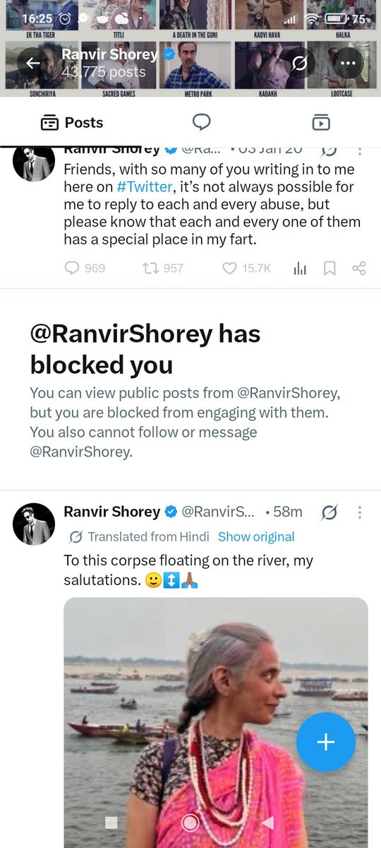 Bobde_dada's tweet photo. @navya17012001 He's blocking people en masse https://t.co/0n5SW01NeM