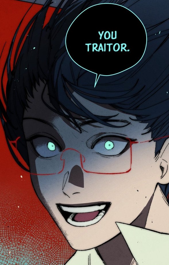 noxkerberos's tweet photo. #handjumper
I find it interesting that Ryujin has been called traitor twice now? Once by Father Hope "the aberrant side" and once by Sayeon "the Corps side"? Both scenes have red in the background too (though Father Hope's is a more vivid red and Sayeon's fades to teal). https://t.co/go9GOuc7Pa