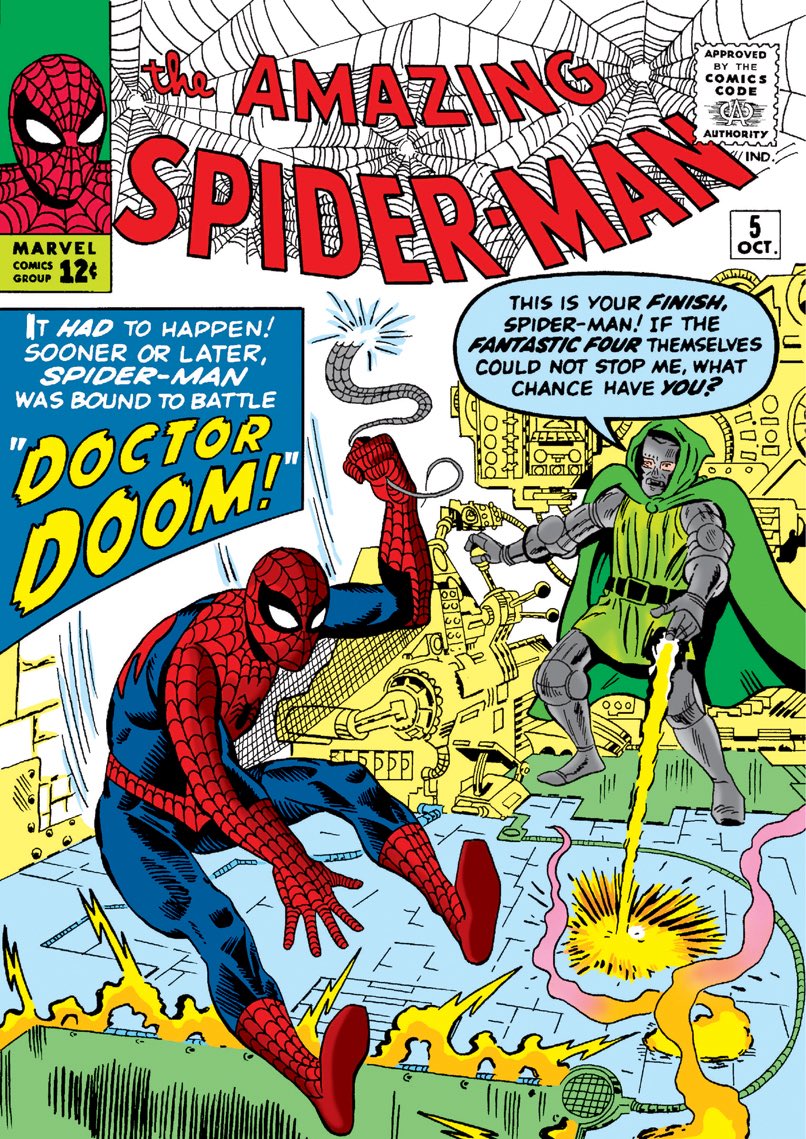 mo616__'s tweet photo. „why would Spider-Man ever fight anyone other than his own rogues gallery?“

meanwhile the fifth issue of The Amazing Spider-Man: https://t.co/sb5Qthqtpt