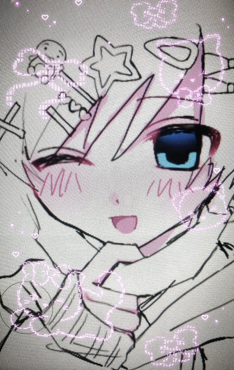 aoxv9's tweet photo. 本当はもっと濃いのに直撮りだから結構色味が変わっちゃっててあれなんだけど、めちゃくちゃ可愛いから載せる！！まだ途中の🐇 https://t.co/6R0HvhhO8J