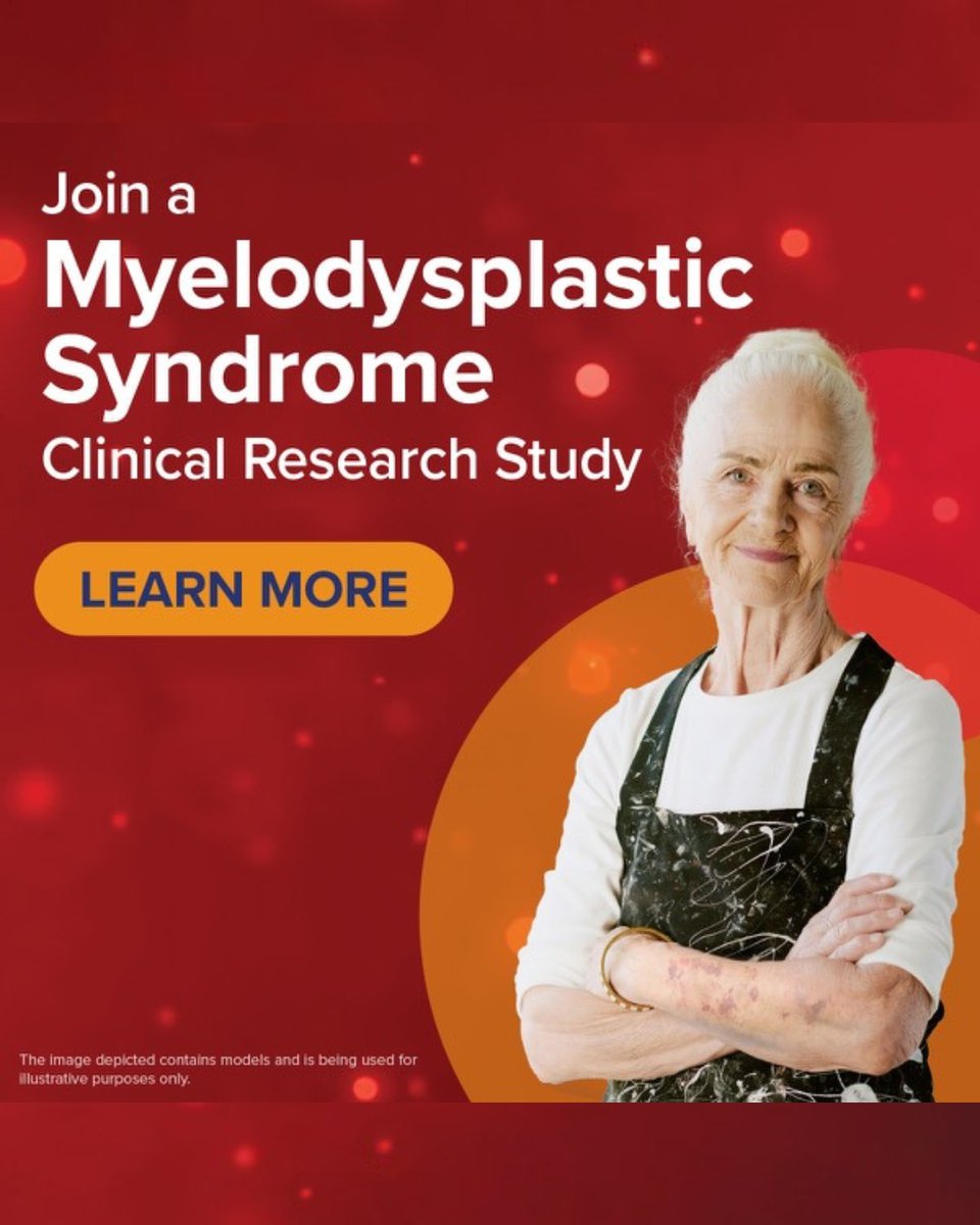 MDSFoundation's tweet photo. Living with MDS and MDS-related anemia means constant blood transfusions, unpredictable fatigue, and shortness of breath. Consider participating in clinical research exploring potential options for adults with MDS and MDS-related anemia.

Learn more: https://t.co/CFC2LLsAOW https://t.co/HH7SUl53DY