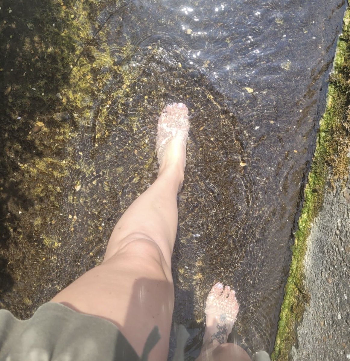 blossomsole5's tweet photo. Walks in the river are good for your SOLES 🤭

#wetfeet #feet #feetfetish #feetworshi̇p #feetsubmissive #toes #soles #ticklish #tickling #submissive https://t.co/WEaaWgXm4L
