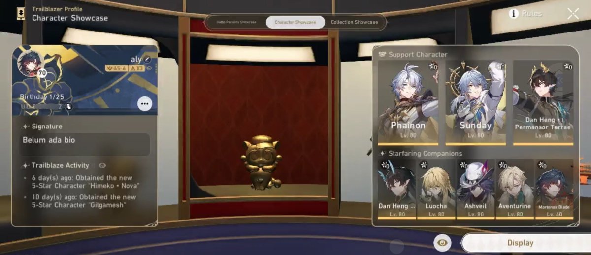 lilhalpi's tweet photo. ⭐ #WTS AKUN GENSHIN + HSR ENDGAME‼️

pemakaian pribadi
login via hoyo (take gmail)
PRICE : 400k (bisa nego lagi BU)

genshin AR 57 | HSR TL 70
details in comment https://t.co/FspycmKvyq