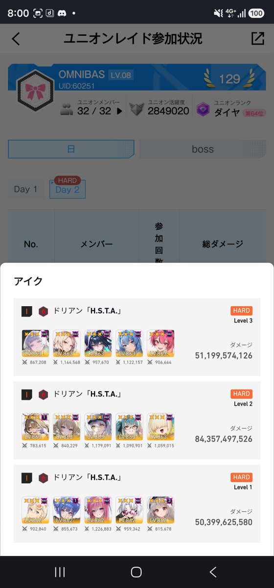 anku_kansokusya's tweet photo. ユニオン解散に伴いまして
ユニオン加入させてくれる場所を探してます
ダイヤ帯以上を希望します
直近3ヶ月分のスコアです
水冷以外は基本どの属性も終わってます
discord参加️⭕️  VC️⭕️
水冷ソロレの時はガチでやります
楽しくできる場所がいいです
よろしくお願いします
 #NIKKE  #ユニオン募集 https://t.co/9H97nwyxgu