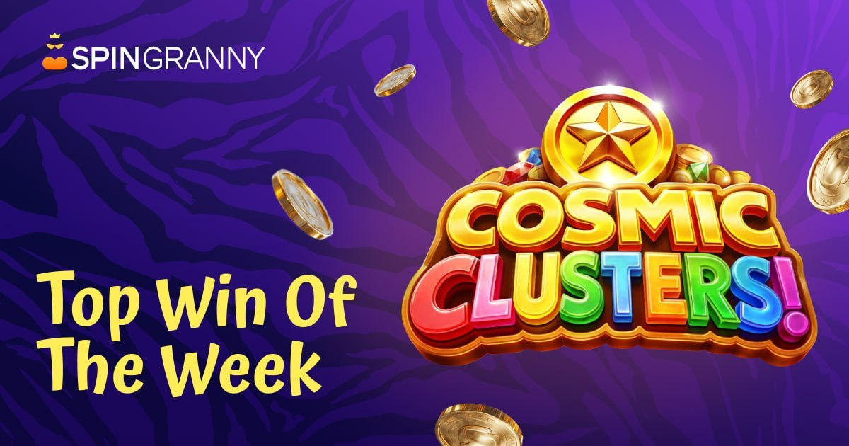 _Spingranny's tweet photo. 🎥 Biggest Jackpot of the Week 💥

Now this is how you light up the reels ⚡️

🎰 €8,289 collected in Cosmic Clusters!
💶 €3 bet
🔥 x2,763.07 multiplier

Smooth spins, huge moments with Spingranny casino! 🍸💍

18+🔞

#Spingranny #Casino #Slots https://t.co/X7znk8sDr5