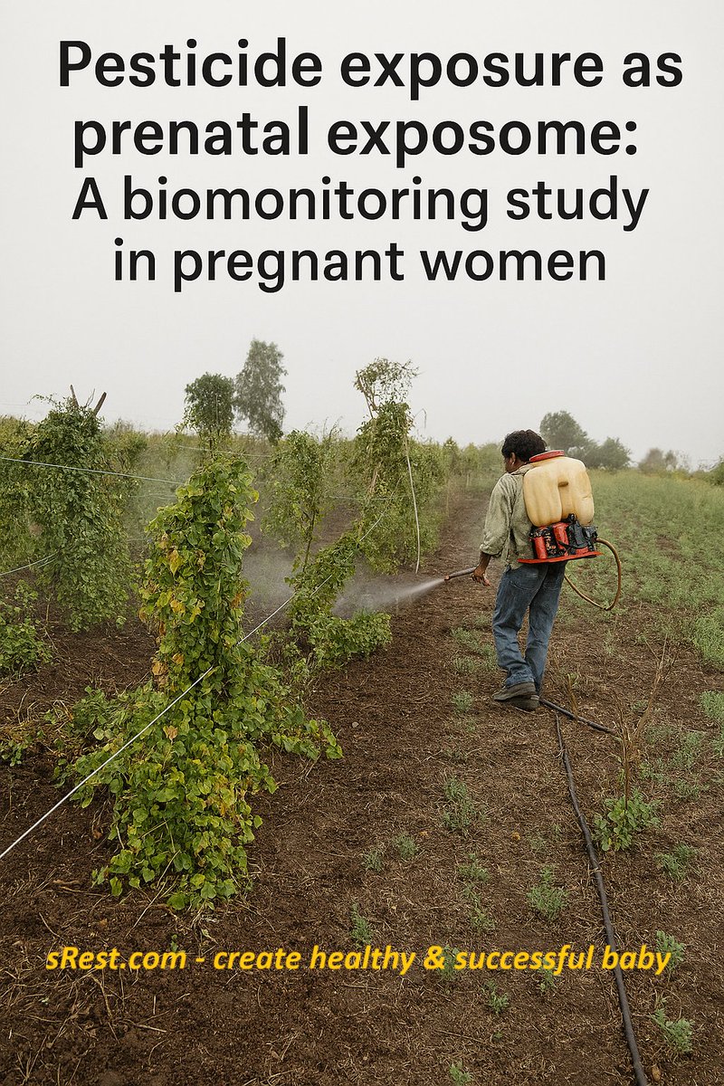 SwatiRaikwar6's tweet photo. Pesticide exposure as prenatal exposome: A biomonitoring study in  pregnant women. 📍 This cross-sectional study analyzed urine samples  from 89 pregnant women—rural and urban—to assess pesticide exposure  during pregnancy. - https://t.co/mTd87wAKER https://t.co/RSFH9t542p
