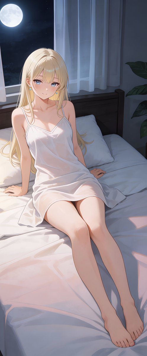 luche_whitewing's tweet photo. ２０時の美女👠
昼の街では、
白い夏服で軽やかに歩いていた彼女。
けれど夜になると——
赤いスポーツカーの前で、
別の表情を見せる。
街の光をまとった玲奈は、
夜のサーキットに咲く一輪の花。
静かな昼と、
熱を帯びた夜。
あなたはどちらの玲奈に
心を奪われましたか？🏎️✨
昼のイラストと夜の一枚、
ぜひ並べてお楽しみください。