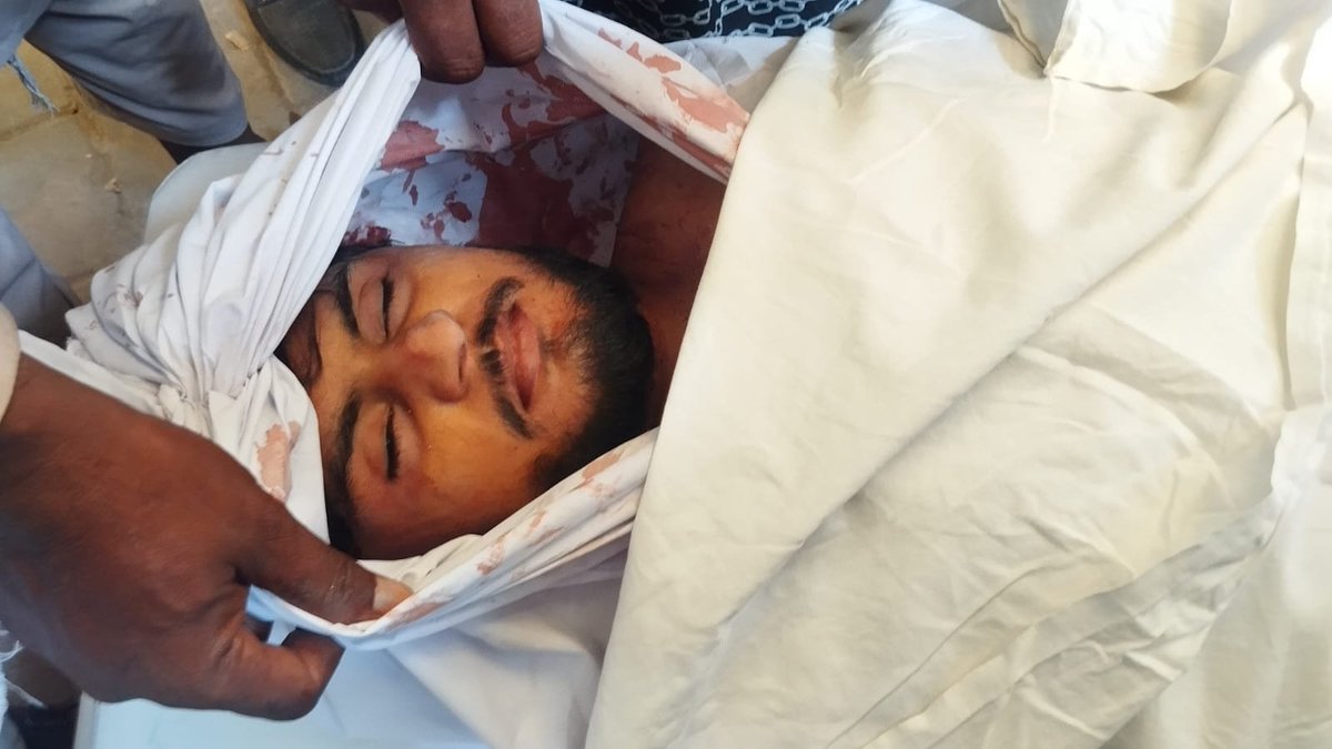 Daudbhatti9164's tweet photo. Graphic warning ⚠️ 
🚨 BREAKING | Islamic Republic of Pakistan 🇵🇰

A young #Christian, #Shazaib_Masih, was reportedly shot and killed in Islamabad.. Those responsible should be identified and held accountable in accordance with the law. Justice must be delivered without discrimination.

#JusticeForShazaibMasih #HumanRights #Pakistan