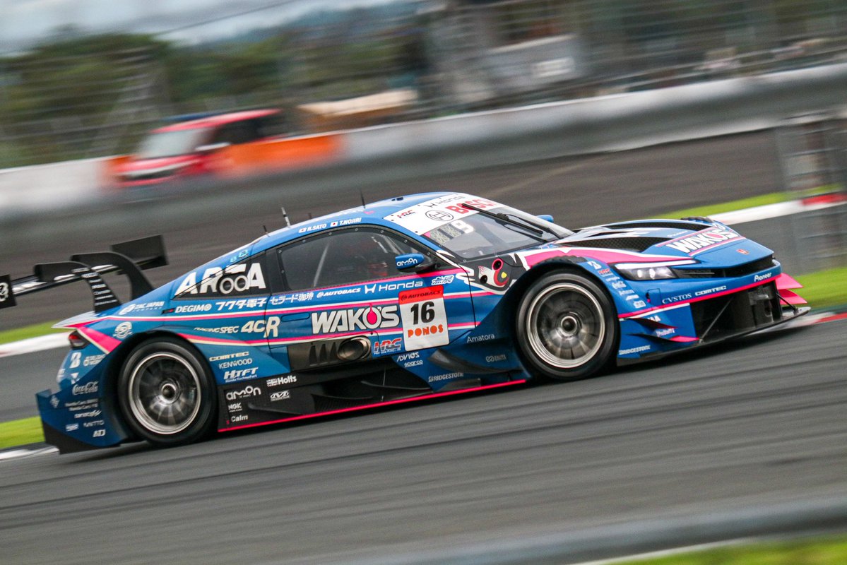 MotchyT355's tweet photo. SUPER GT Rd.4 富士🗻

#16 ARTA MUGEN HRC PRELUDE-GT

野尻智紀 / 佐藤蓮 選手
予選から順位を落としてしまったけどポイントゲット☝️☺️
今日は＠rensato85 佐藤蓮選手の誕生日でもあります🎂おめでとうございます㊗️
#ARTAMUGEN
#SUPERGT 
#富士スピードウェイ https://t.co/FrBOhQTBhy