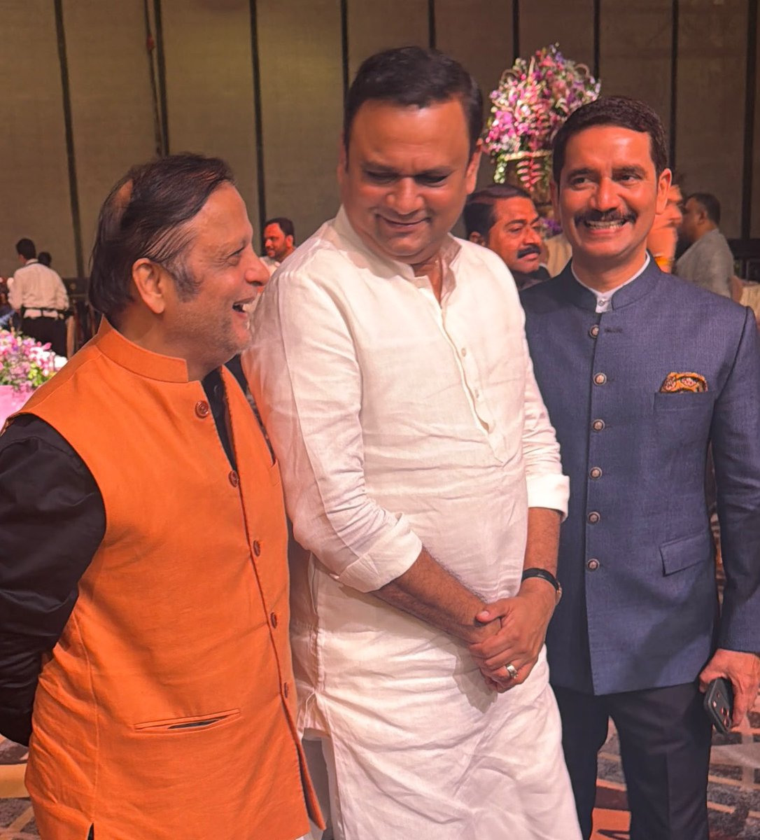 Asifbhamlaa's tweet photo. Attended Hon Minister Atul Save's son Mr. Anurag and Mrs. Isha's engagement ceremony best wishes For The Newly Engaged Couple 

#AtulSave https://t.co/4lv7jBnEKT