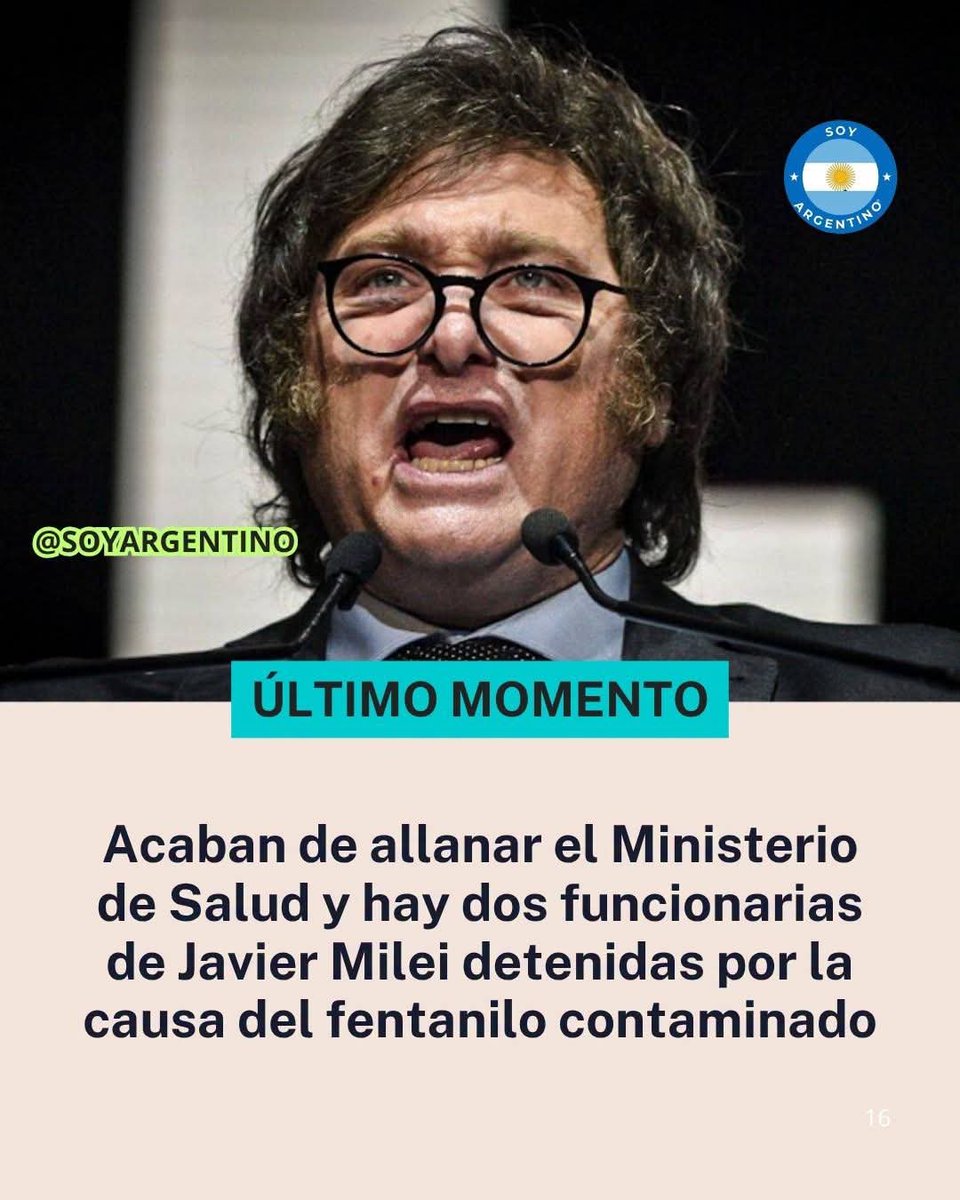 Rosario28094393's tweet photo. 2 FUNCIONARIAS PRESAS POR FENTANILO CONTAMINADO..... Y LOS CULPABLES PARA CUANDO??? #GobiernoDeMierda #GobiernoDeCriminales #GobiernoDeAsesinos https://t.co/QqqLu9DJE2