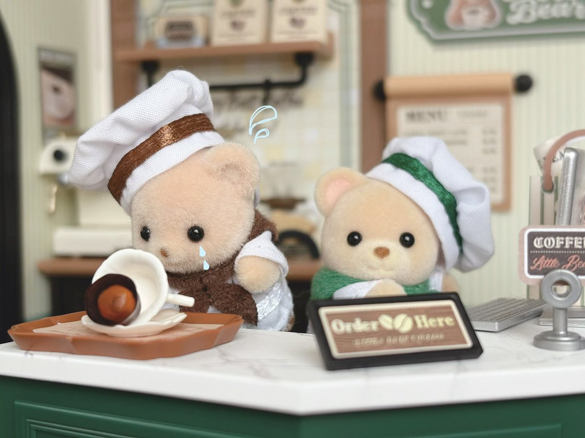 bear_sylvania's tweet photo. ⠀ ⠀ ⠀ ⠀ ⠀
ごめんなさい💦みならい中でして...
　　 ⠀ ⠀ ⠀ ⠀ ⠀ https://t.co/pYgzmNHh7z