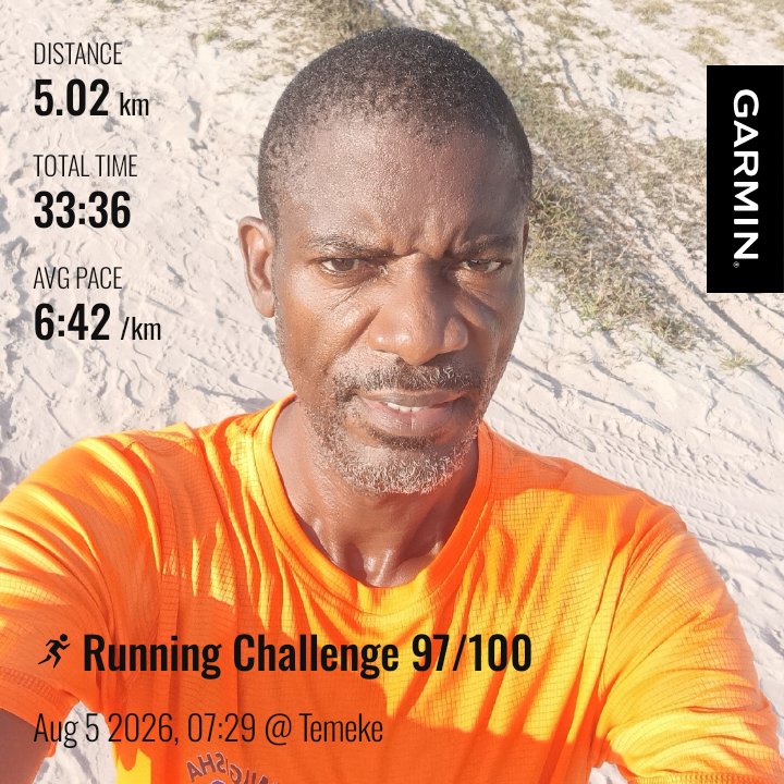 SKamugisha's tweet photo. Running Challenge. Day 97/100
RSD 462
@TOTRunners
#100daysofrunning
#fetchyourbody2026
#grateful
#sylvarunner https://t.co/IK0A3L5wDO
