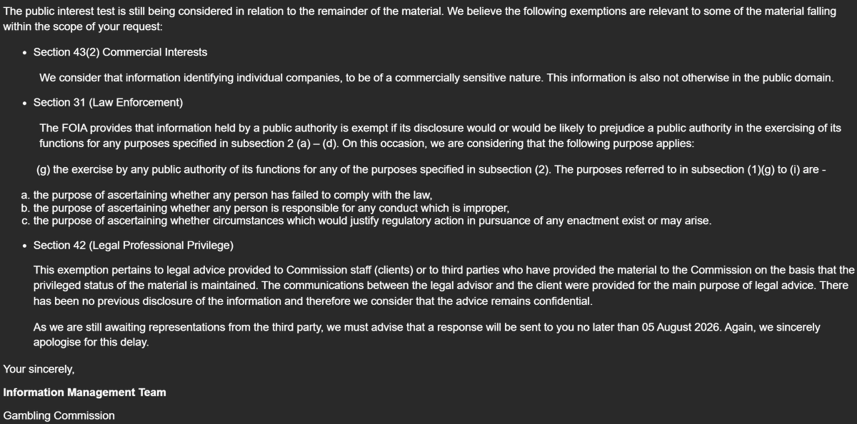 Zidave1's tweet photo. The issue appears to be they need the FCA approval to release the information. My advice says they do not so it will be interesting to see what the response says today. https://t.co/3SZNZJp7sL