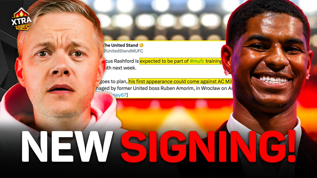 UnitedStandMUFC's tweet photo. 🚨RASHFORD THE NEW SIGNING? 
👀GOLDBRIDGE REACTS!
https://t.co/uP3LLGmAoV https://t.co/8aVd65d6Ym