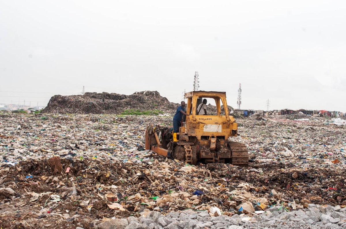 Lawma_gov's tweet photo. The rehabilitation of the access road at the Olusosun dumpsite marks another important step towards improving waste management operations in Lagos.

A better road means smoother movement of waste collection trucks and heavy-duty equipment, improved operational efficiency, and faster service delivery. It also enhances safety for personnel working on-site while supporting cleaner and more sustainable waste disposal processes.

At LAWMA, we remain committed to investing in infrastructure that strengthens environmental sanitation and keeps Lagos moving.

Together, we’re building a cleaner, healthier, and more resilient Lagos.

#LAWMACares