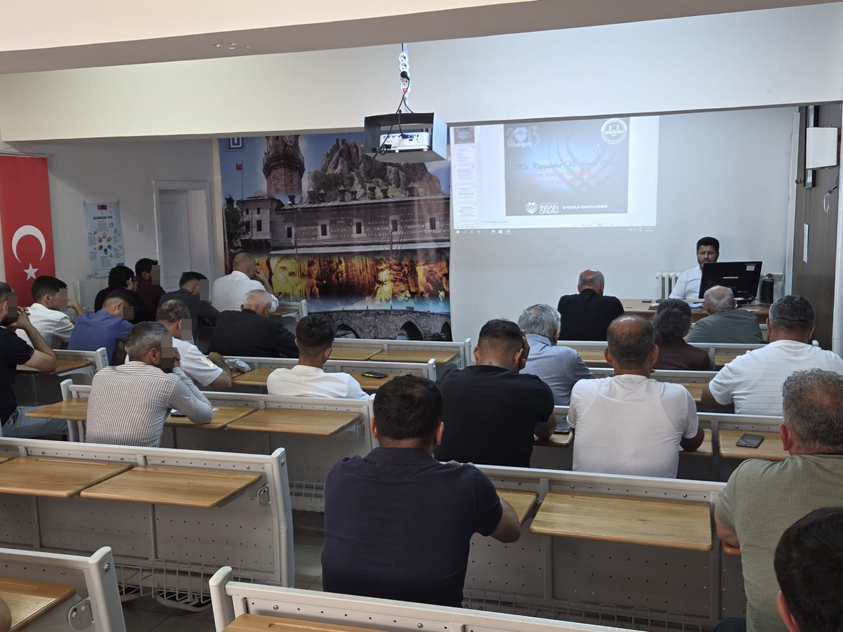 tokatdsm's tweet photo. Tokat Denetimli Serbestlik Müdürlüğü’nde 05.08.2026 tarihinde saat 10:30’da yükümlülere yönelik “İslam’da İnsan Onuru” konulu seminer düzenlendi. https://t.co/eJph7tfGQu
