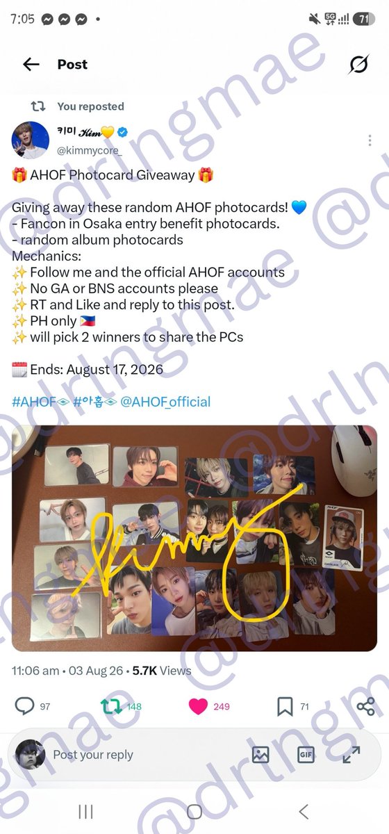 drlngmae's tweet photo. @kimmycore_ Album Juseyo 🥺🌟 https://t.co/3fAn2wyter