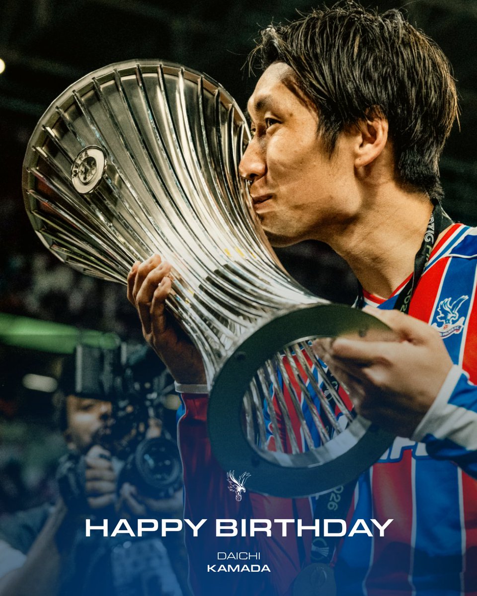 CPFC's tweet photo. Daichi Kamada's running the show 🇯🇵

Happy Birthday, Daichi 🫶 https://t.co/yPMoSLB833